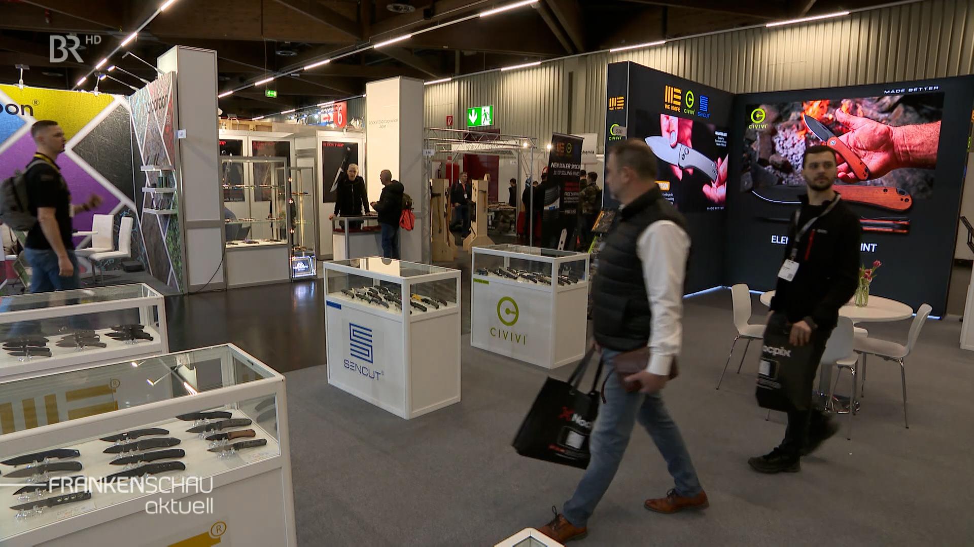 Ausstellungsbereich der Jagd- und Schießsportmesse in Nürnberg.
