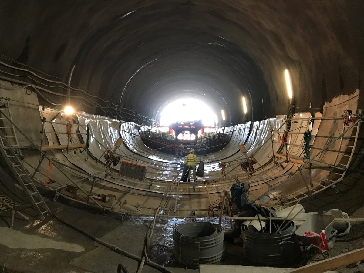 Tunnel Oberau: Zweiter Durchschlag vollbracht