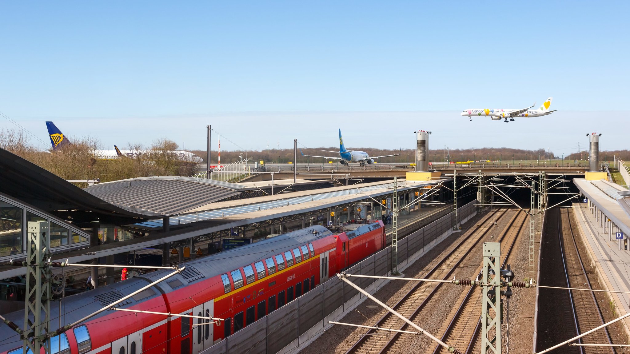 Bahnhof Flughafen Düsseldorf 