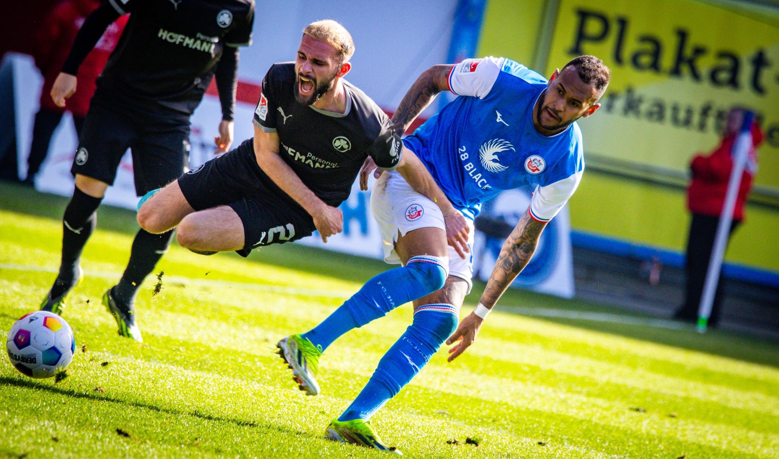 Spielszene Hansa Rostock - SpVgg Greuther Fürth
