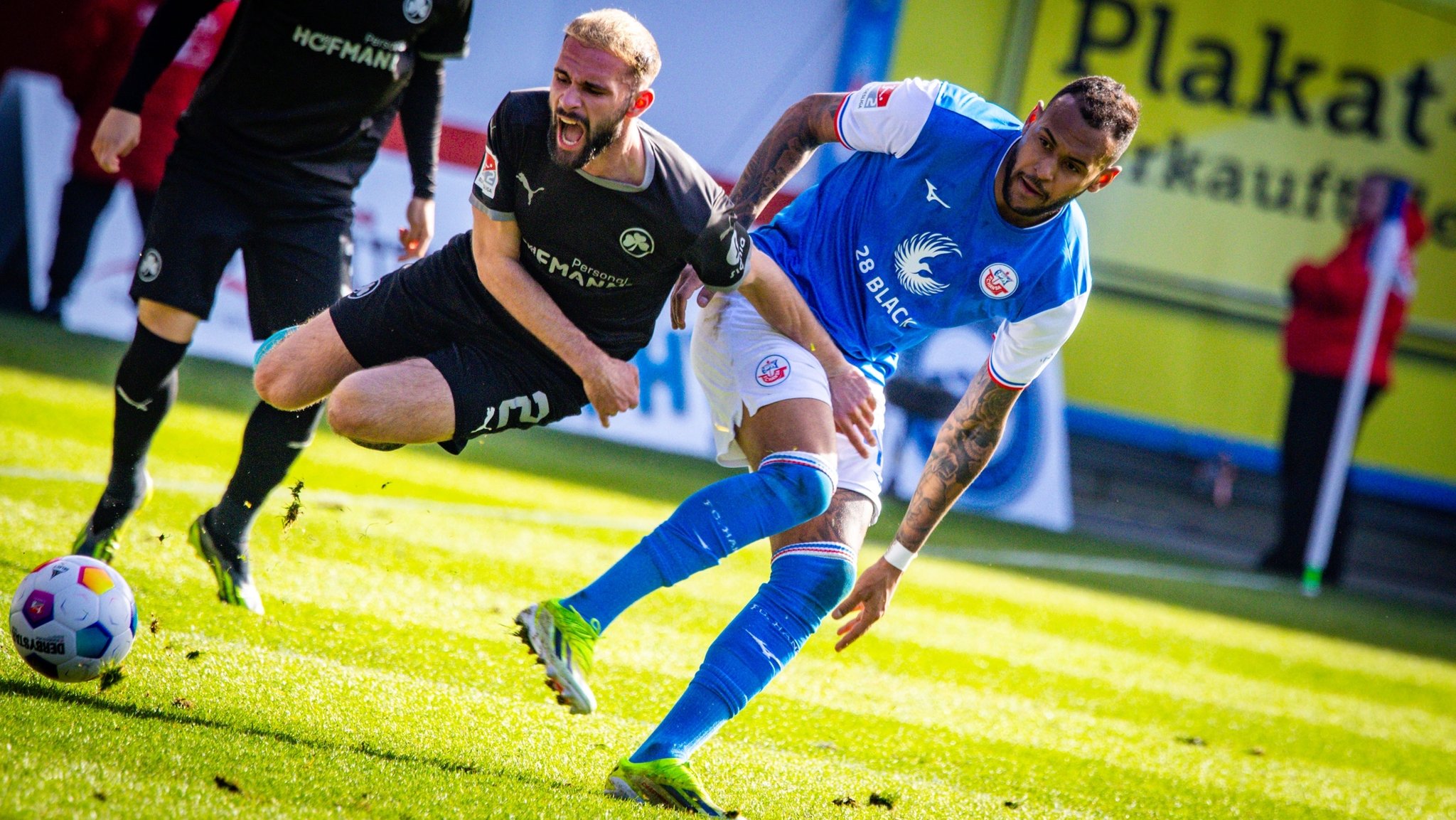 Spielszene Hansa Rostock - SpVgg Greuther Fürth