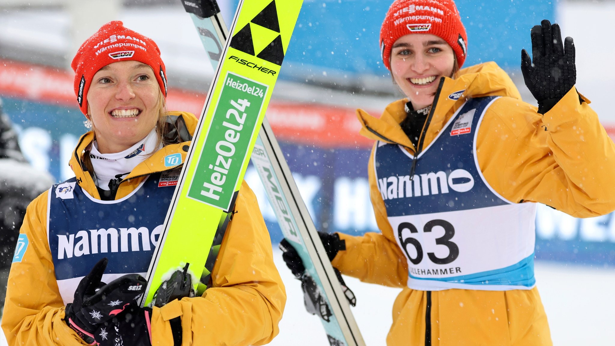 Katharina Schmid und Selina Freitag
