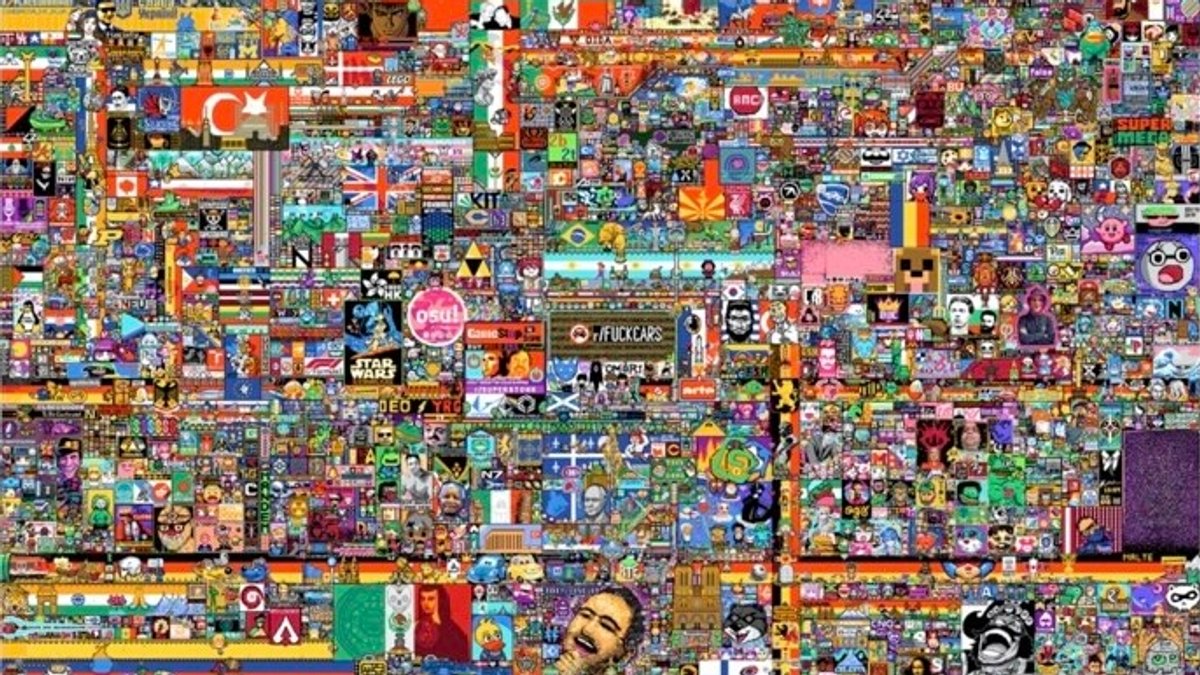 r/Place: Das riesige Digital-Kunstwerk auf Reddit ist zurück