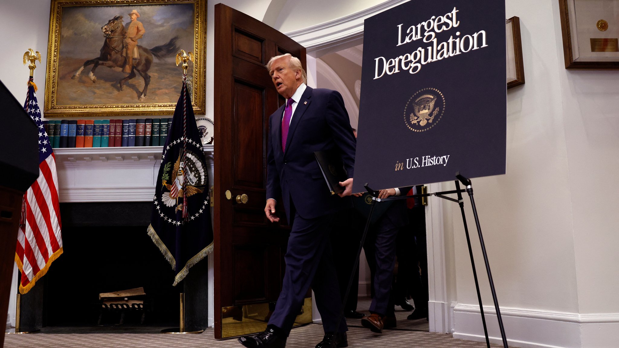 12.02.2026: Trump spricht von der "größten Deregulierungsmaßnahme in der US-amerikanischen Geschichte". 