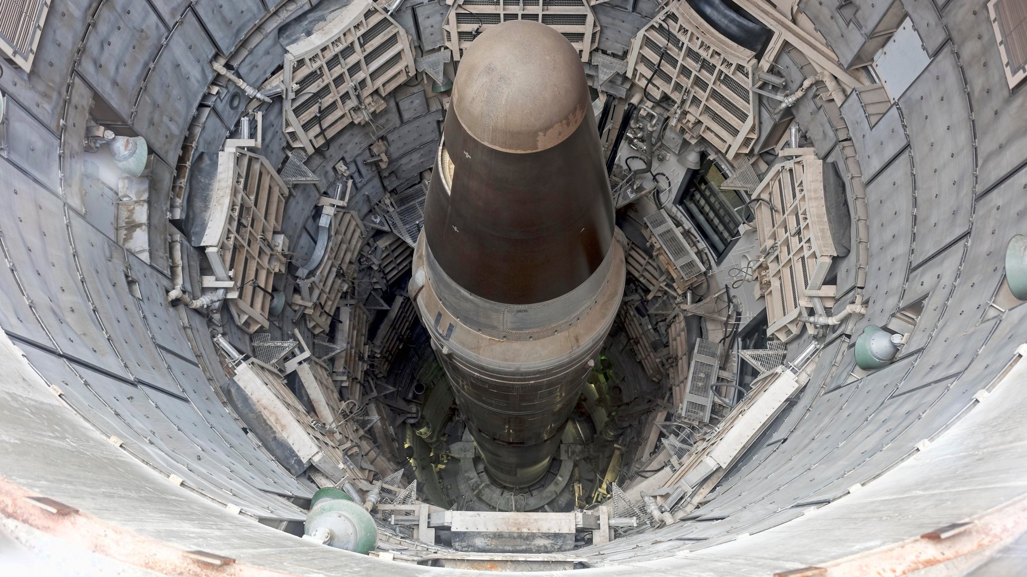 Kopf der Interkontinentalrakete, Atomrakete, Titan Missile Museum, Green Valley, Tucson, Arizona, USA, Nordamerika