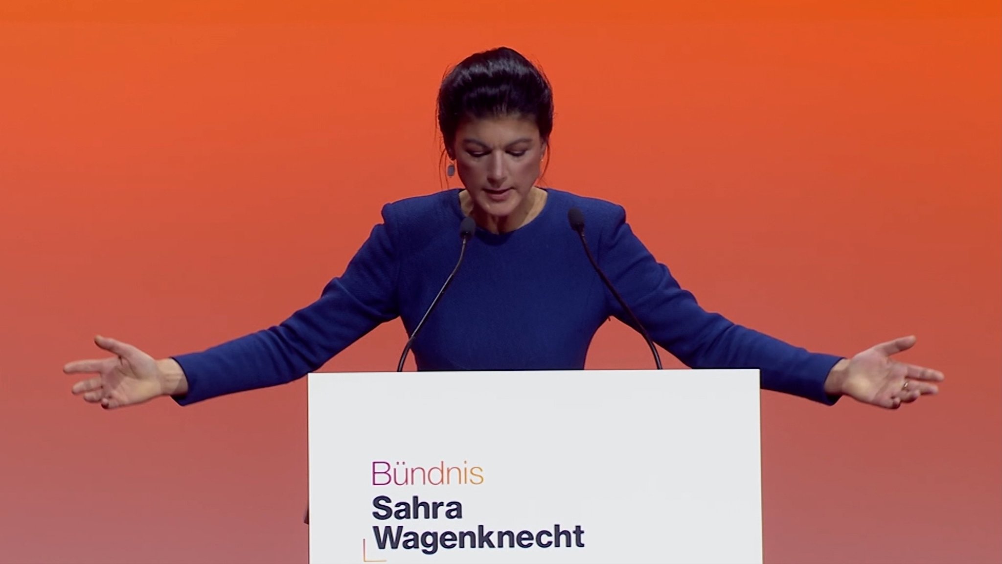 Das Bündnis Sahra Wagenknecht hat beim Parteitag in Bonn das Programm für die Bundestagswahl beschlossen.