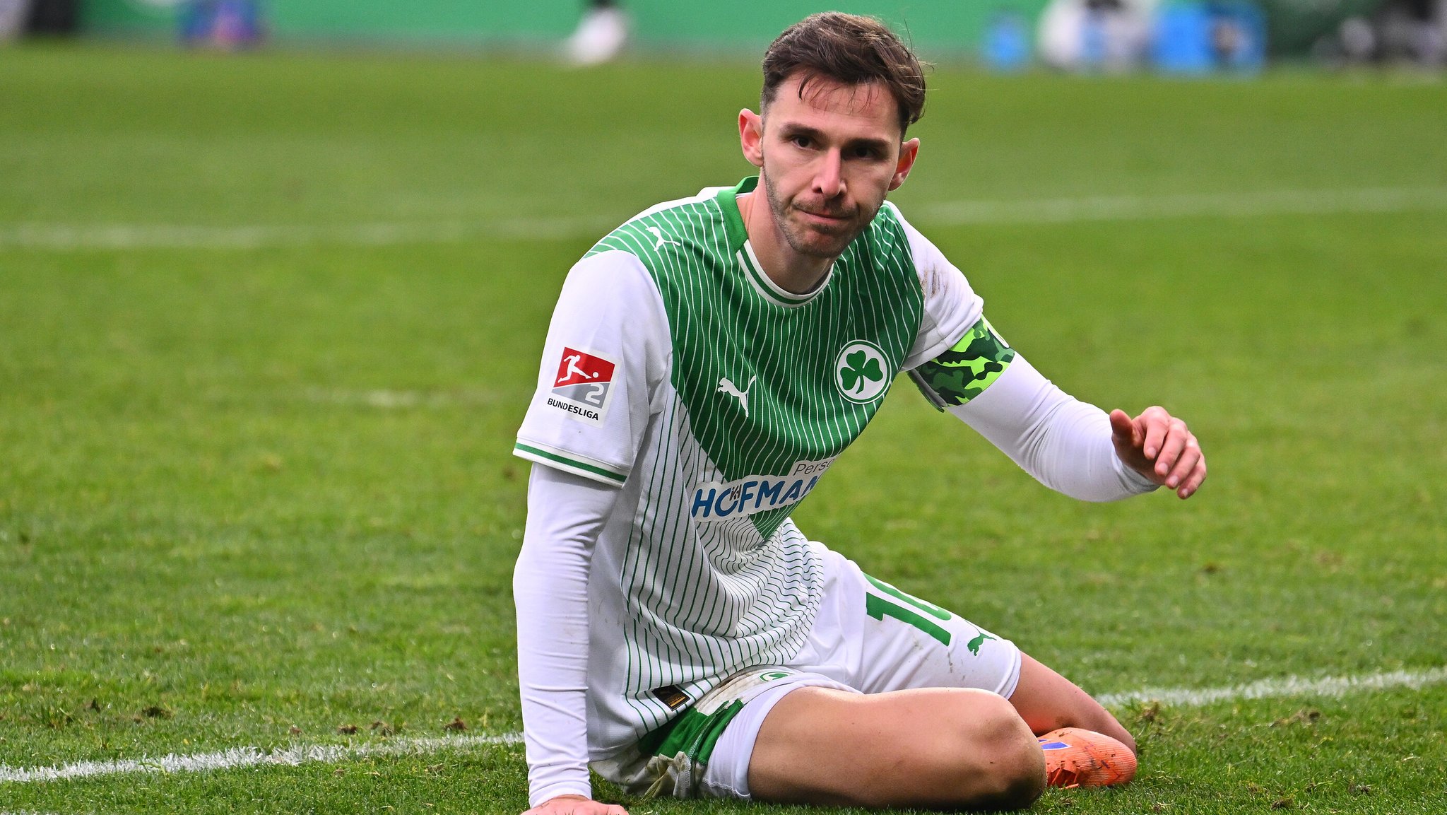 Die SpVgg Greuther Fürth um Kapitän Branimir Hrgota befindet sich im freien Fall.