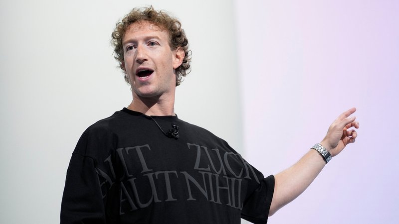 Mark Zuckerberg, Chief Executive Officer von Meta, spricht während der Meta Connect Konferenz. | Bild: Godofredo A. Vásquez/AP/dpa Mark Zuckerberg, Chief Executive Officer von Meta, spricht während der Meta Connect Konferenz.