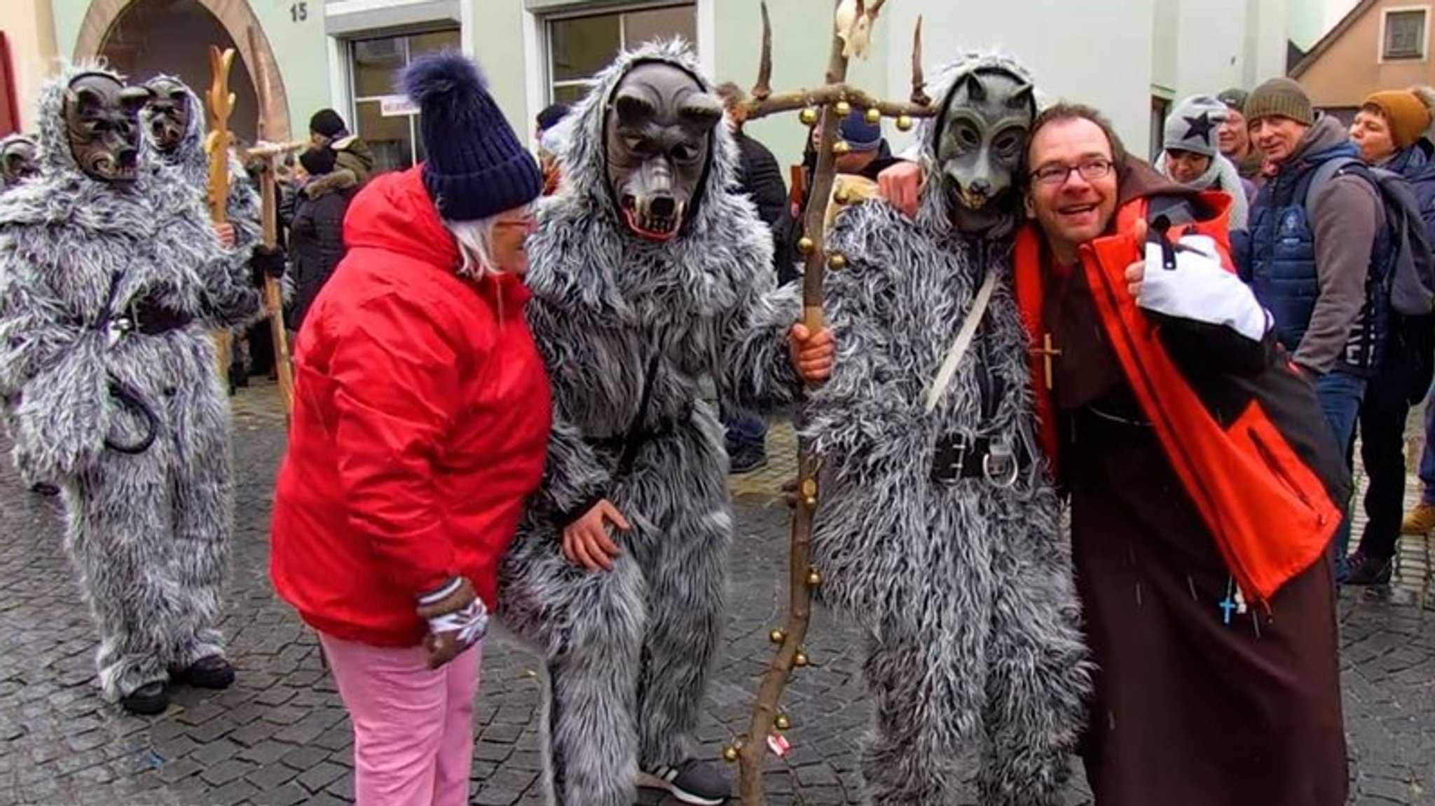 Verkleidete beim Hilpoltsteiner Brauchtumsumzug.