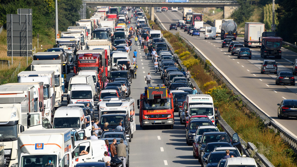 Verkehr auf einer Autobahn (Symbolbild)