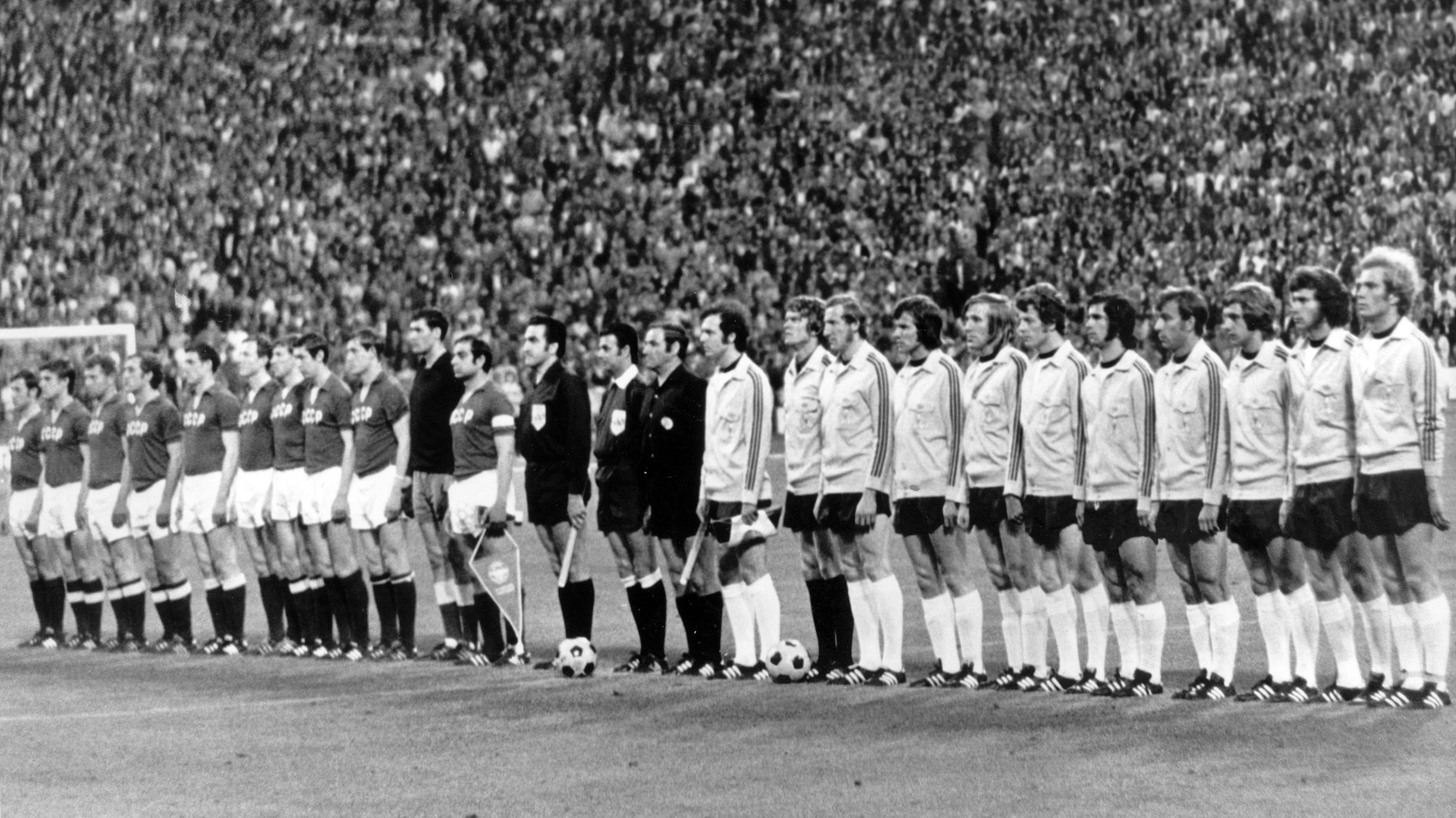 Eroffnung Des Munchener Olympiastadions 1972 Fussball Landerspiel Deutschland Udssr