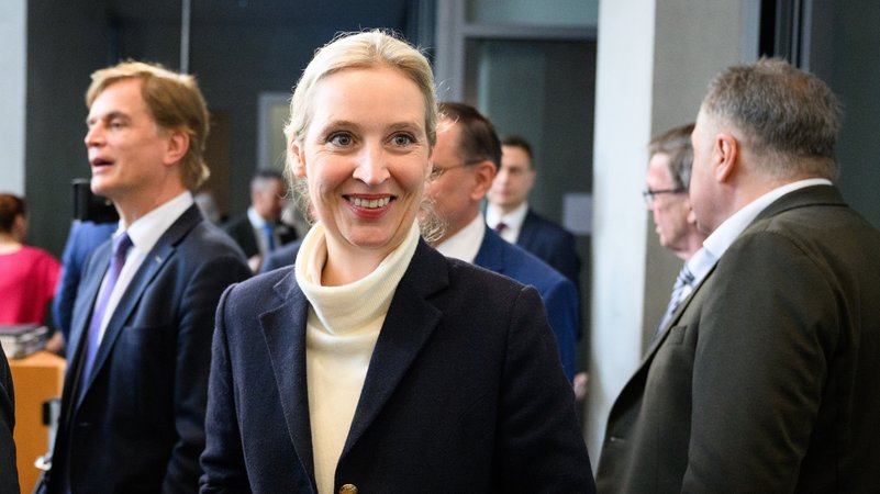 Sprecherin der AfD-Bundesvorstands und der Bundestagsfraktion: Alice Weidel | Bild: BR/pa Sprecherin der AfD-Bundesvorstands und der Bundestagsfraktion: Alice Weidel