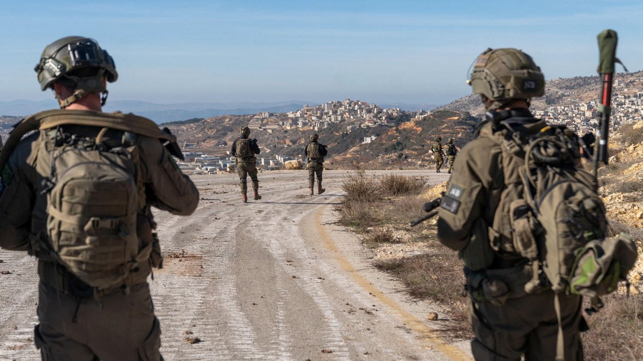 Israelische Soldaten auf den Golanhöhen