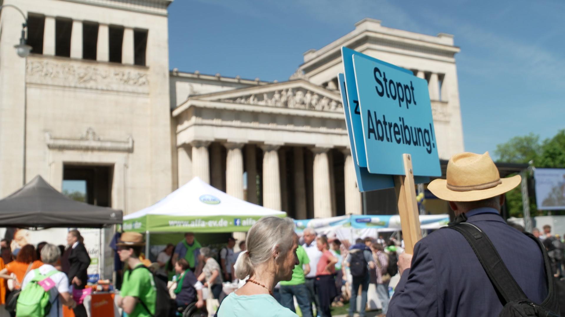 In München sind Abtreibungsgegner auf die Straße gegangen - bei einem "Marsch fürs Leben".