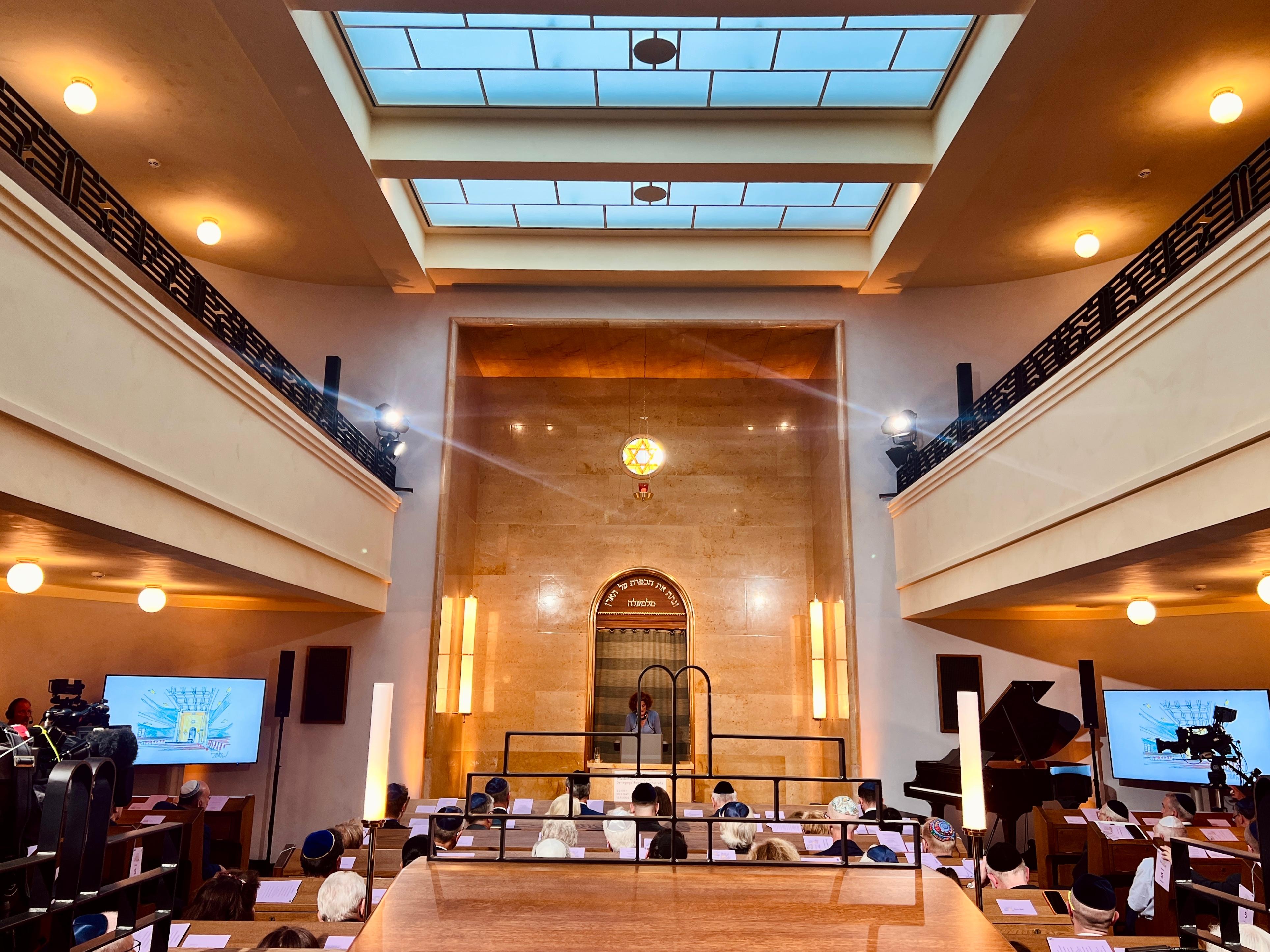 Die Synagoge in der Reichenbachstraße in München wurde nach den Originalplänen von 1931 restauriert.