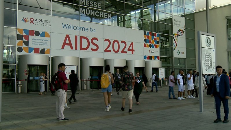 Welt-AIDS-Konferenz in München | Bild: BR Welt-AIDS-Konferenz in München