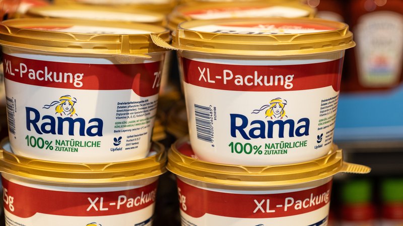 Rama von Upfield überraschte 2022 mit plötzlich kleineren Verpackungen. Seitdem sind viele Beschwerden bei den Verbraucherzentralen eingegangen.