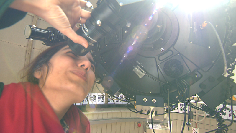 Teleskop auf Sternwarte Bamberg | Bild: BR Teleskop auf Sternwarte Bamberg