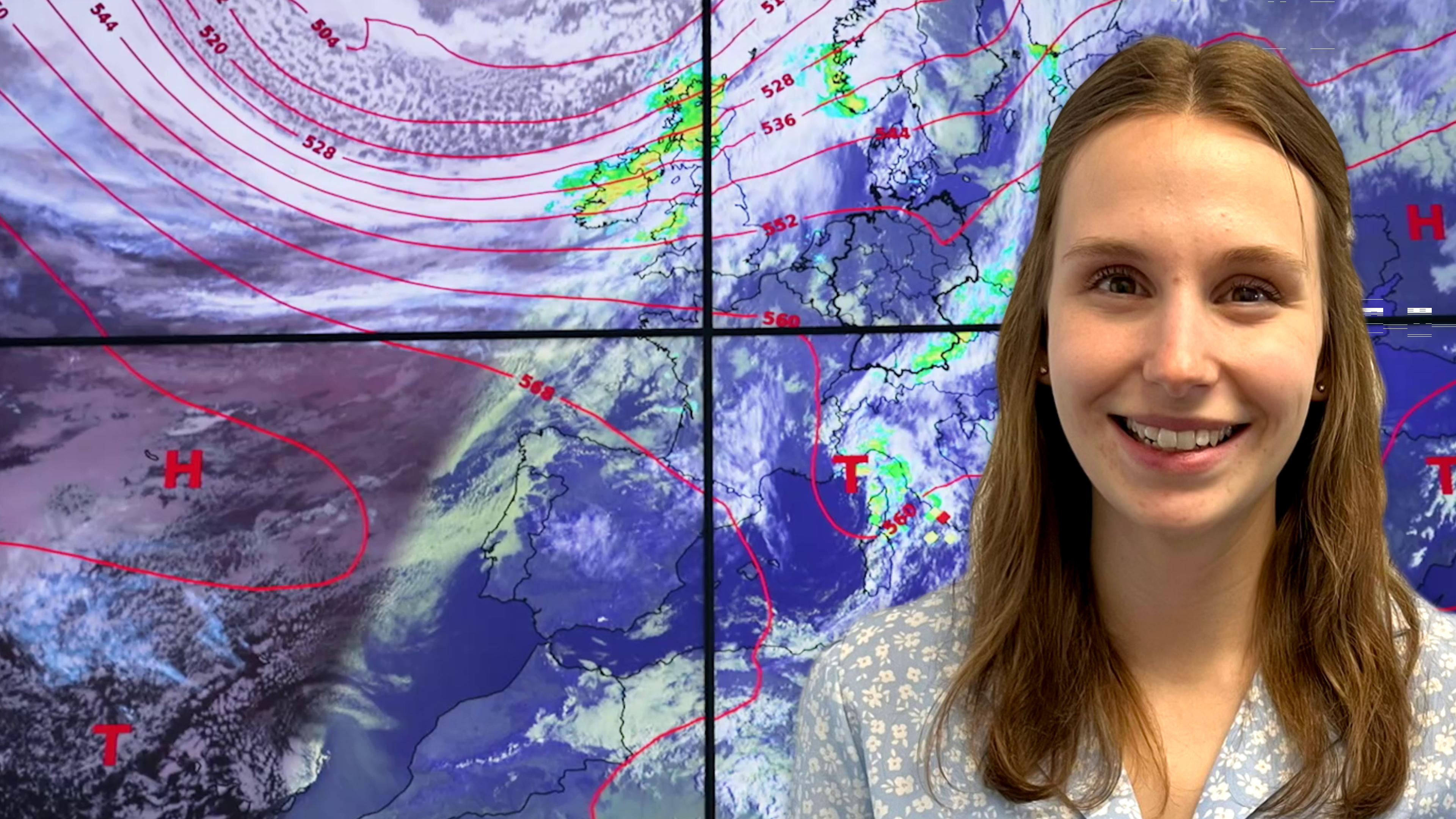 Katharina ist Meteorologin und Wetterberaterin beim Deutschen Wetterdienst am Flughafen München.
