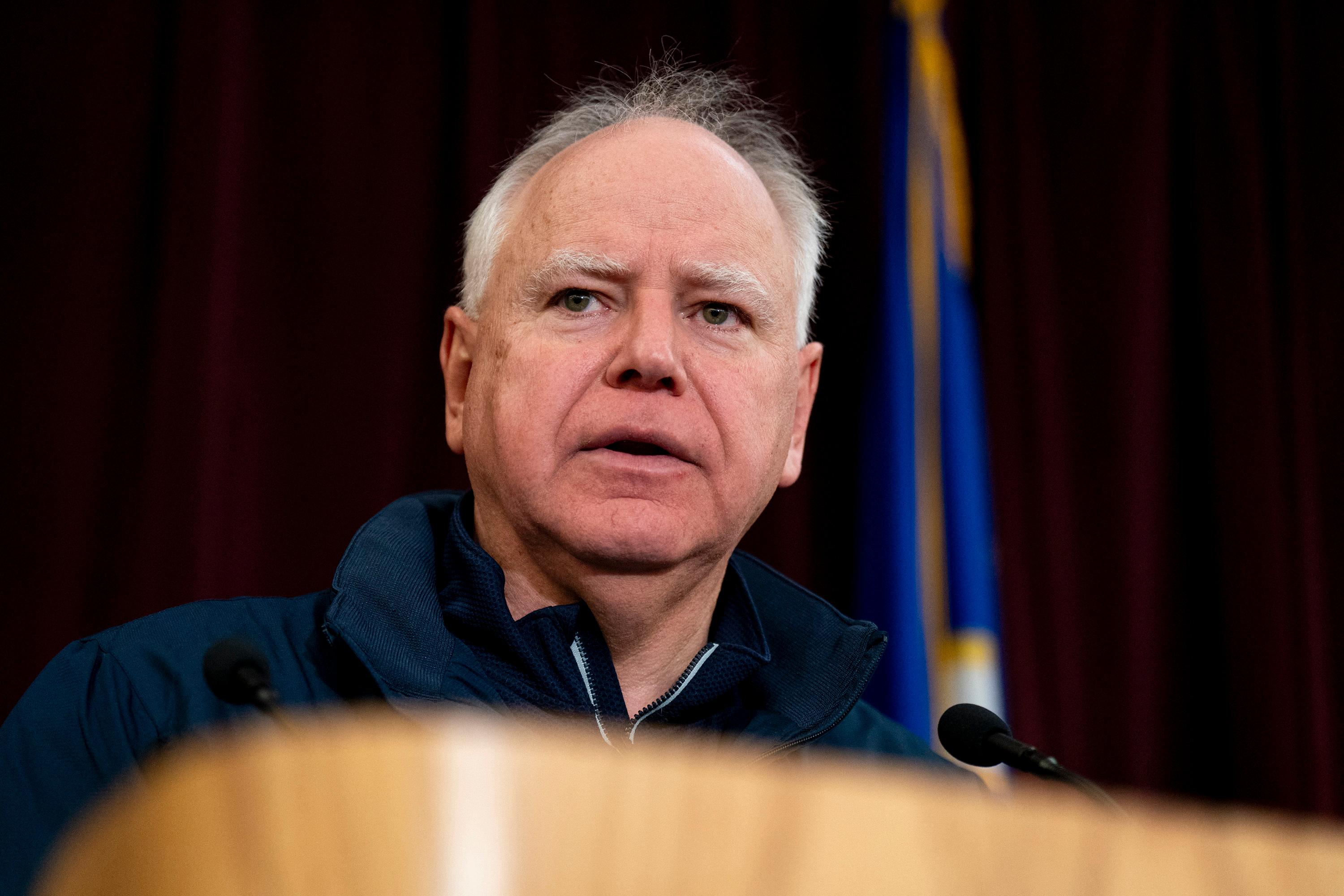 Tim Walz, Gouverneur des Bundesstaates Minnesota 