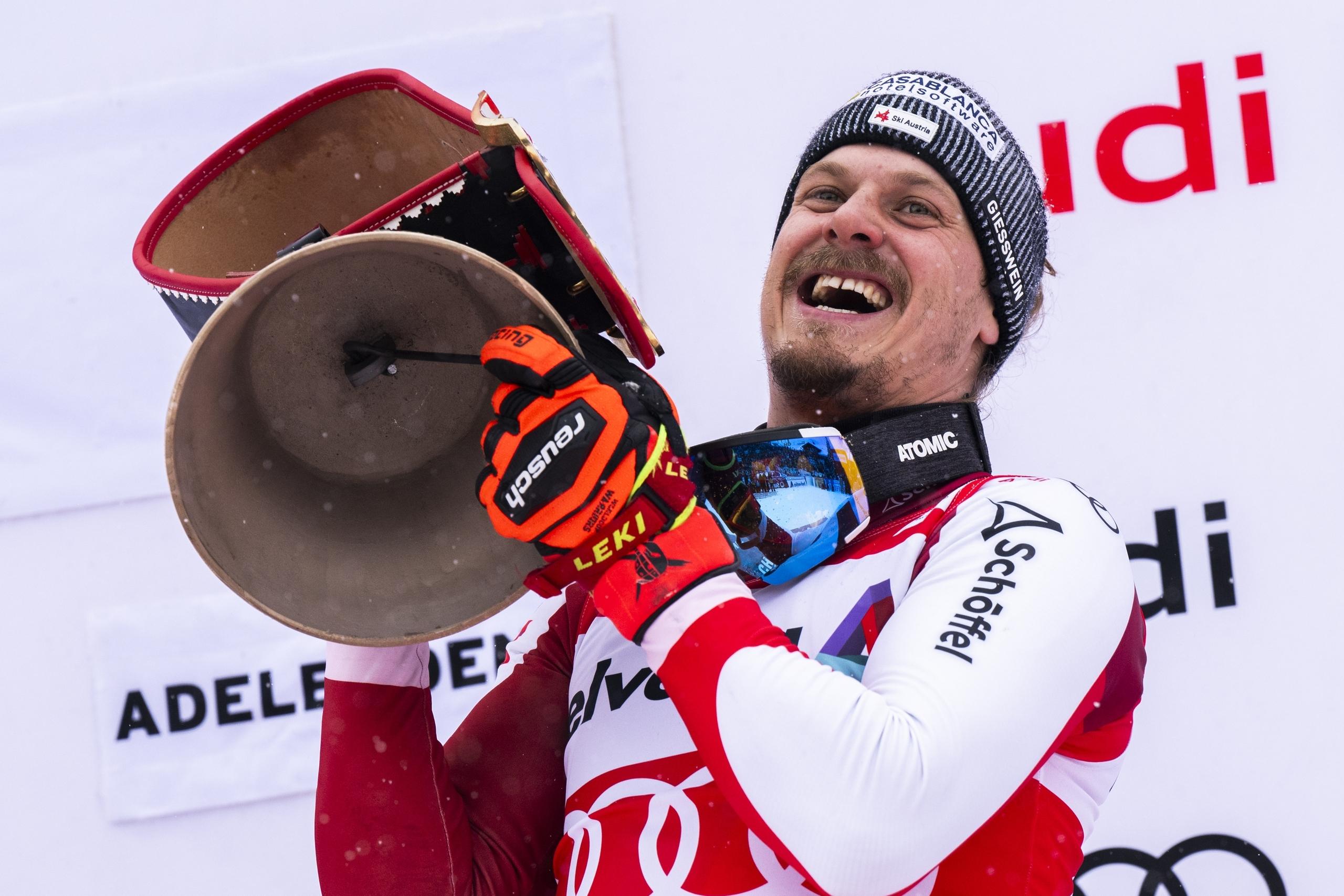 Manuel Feller in Adelboden