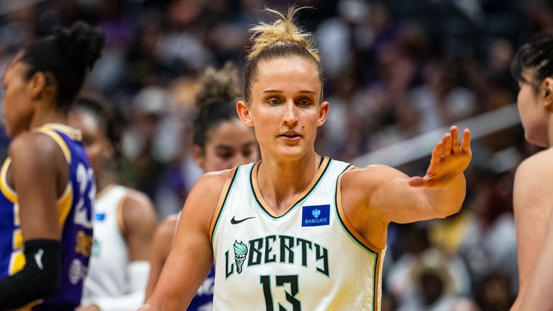 Leonie Fiebich von New York Liberty | Bild: picture-alliance/dpa Leonie Fiebich von New York Liberty