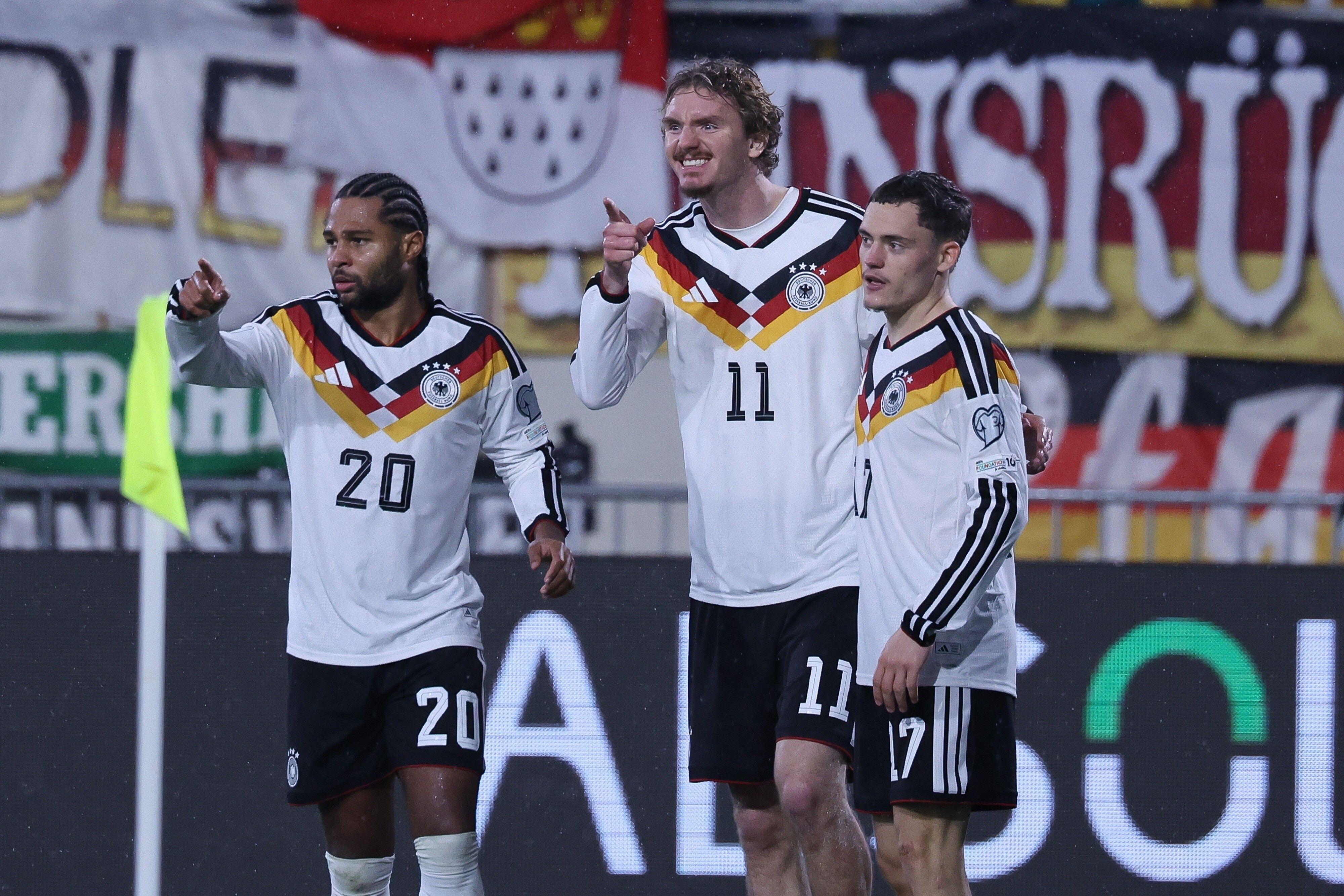 Serge Gnabry, Nick Woltemade und Florian Wirtz