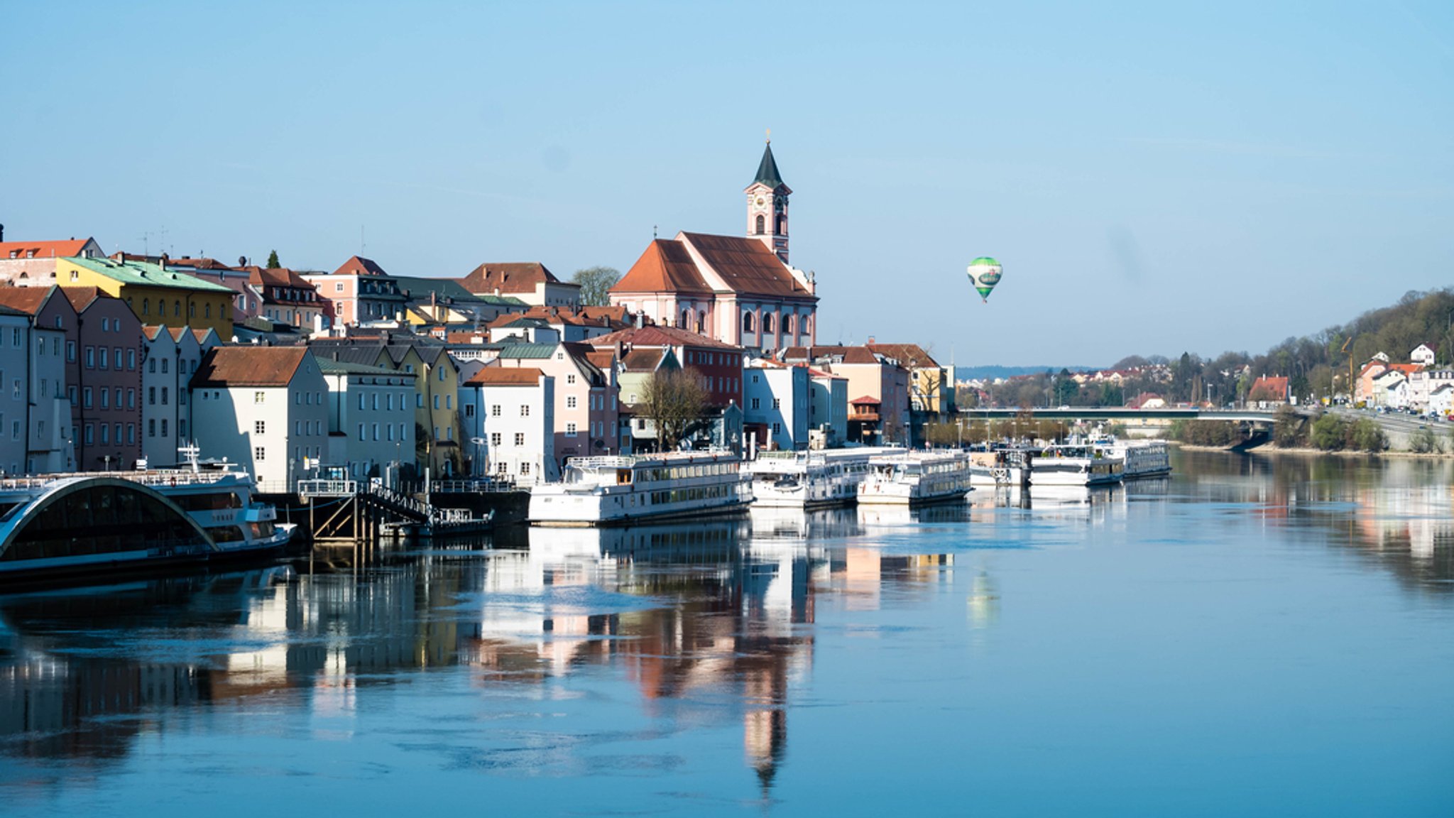 Ortsansicht von Passau mit Donau. (Archivbild)
