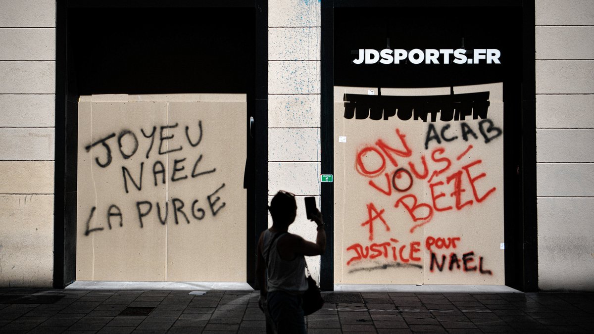 2. Juli 2023: Marseille: "Gerechtigkeit für Nael"