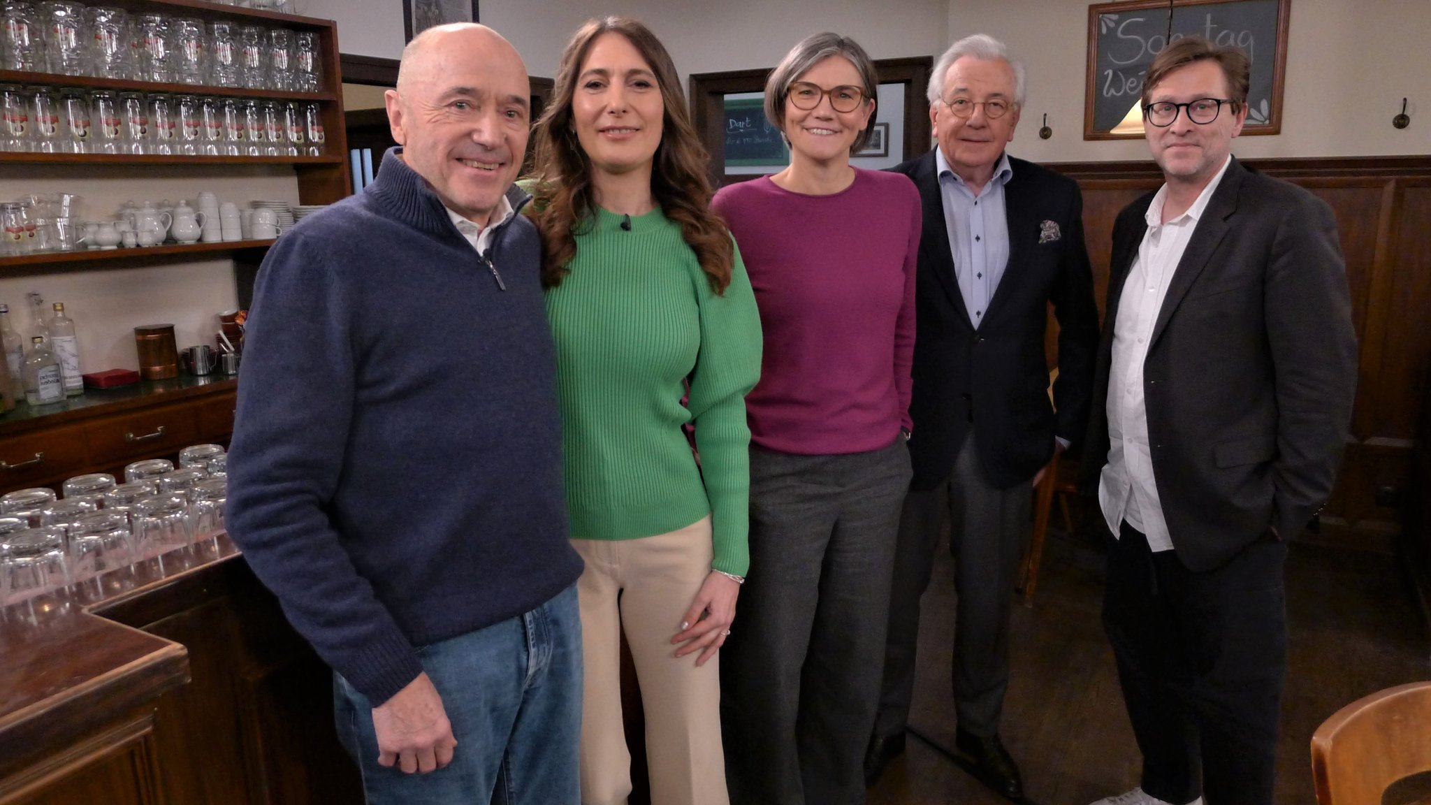 Mit Christian Neureuther, Anja Kohl, Christiane Benner, Hans-Werner Kilz und Jan Weiler.