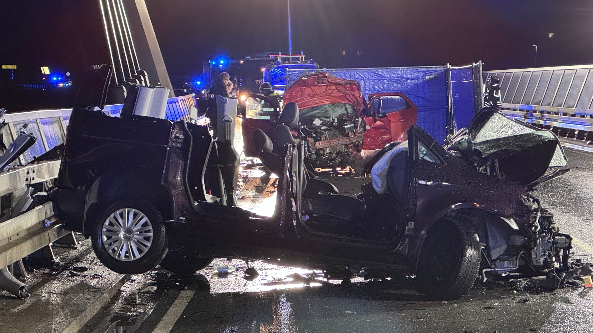 Tödlicher Frontalzusammenstoß auf Bundesstraße bei Untersteinach