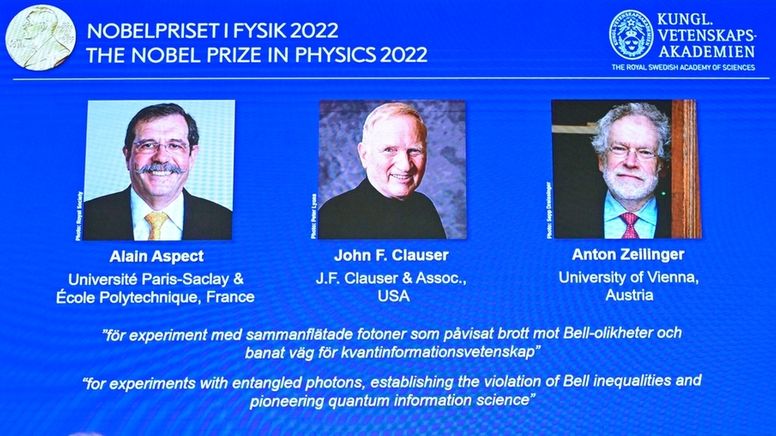 Bekanntgabe der Preisträger des Nobelpreises für Physik | Bild:dpa-Bildfunk/Jonas Ekstromer