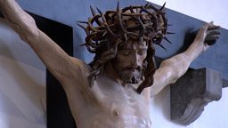 Jesus am Kreuz | Bild:Bayerischer Rundfunk 2024