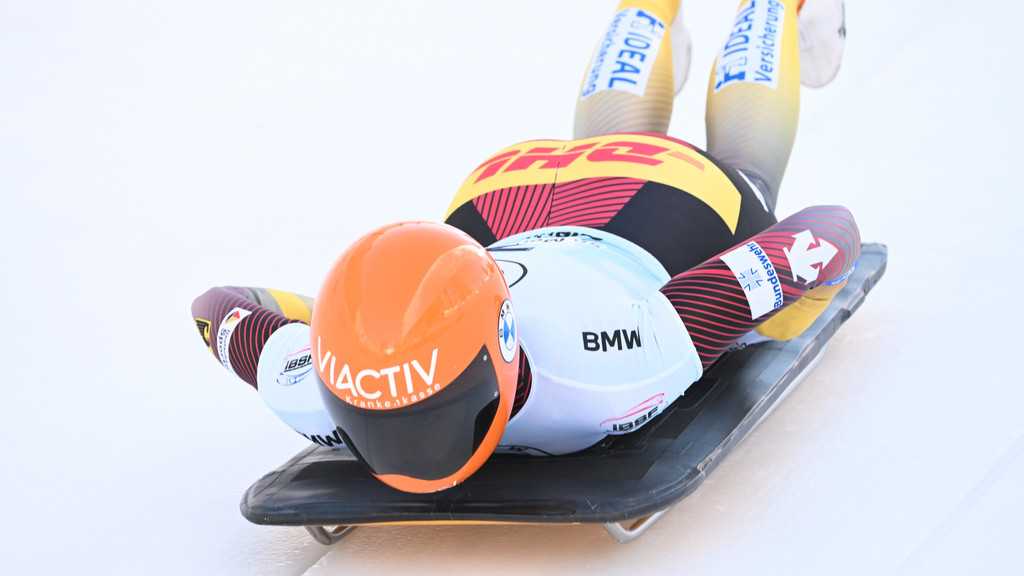 Skeleton-WM in St. Moritz: Susanne Kreher | Bild: picture alliance/dpa/Robert Michael Skeleton-WM in St. Moritz: Susanne Kreher