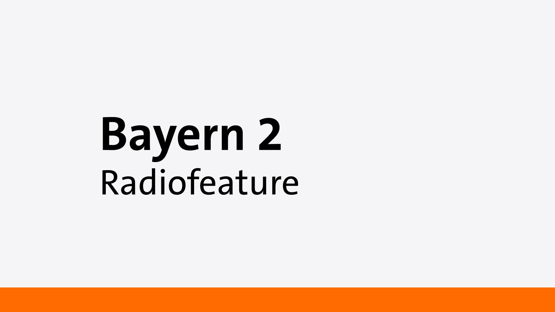 radioFeature vom 16.04.2022 - BR Radio | Radio des Bayerischen Rundfunks