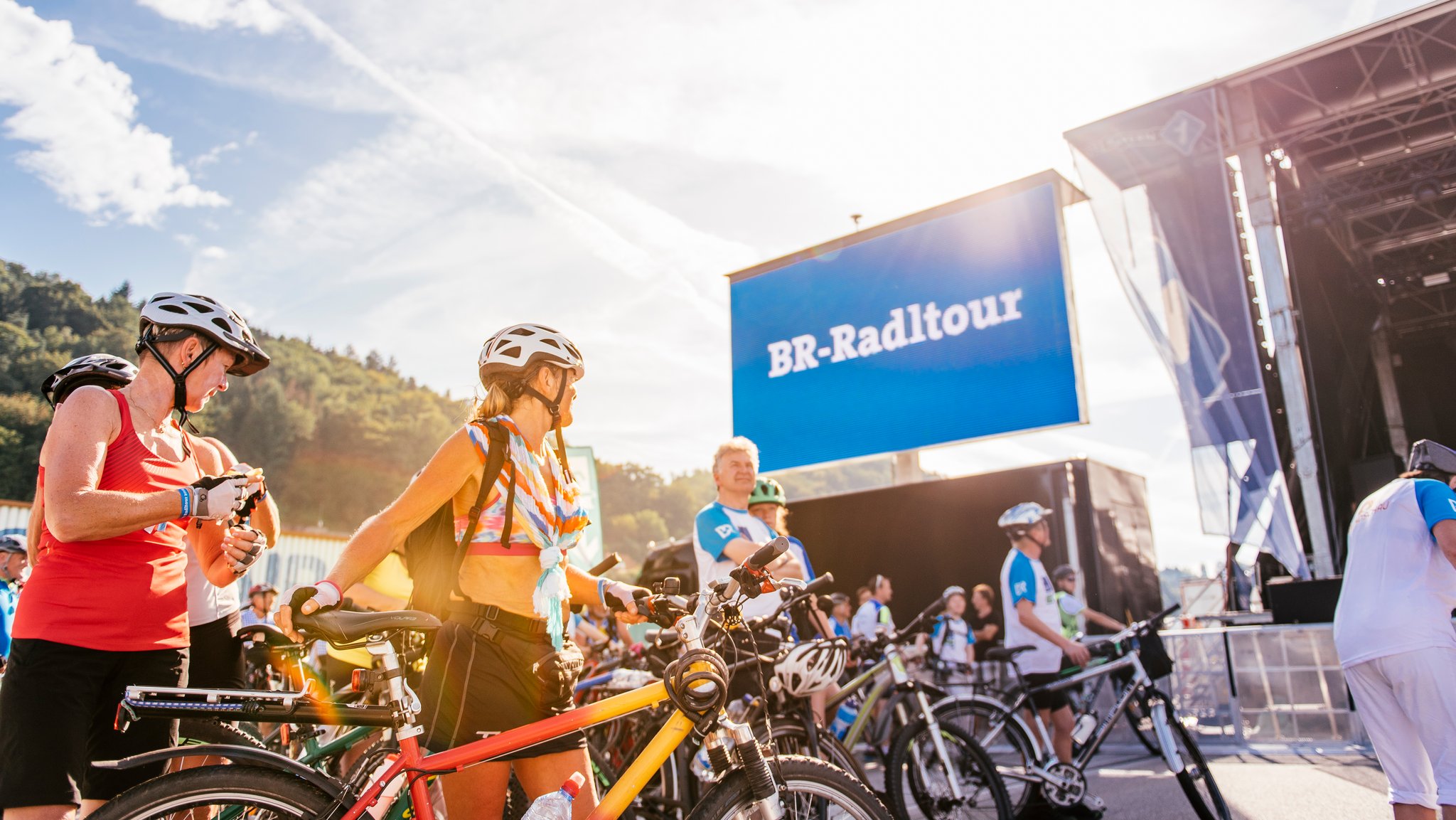 Die BR-Radltour rollt zum 34. Mal durch den Freistaat