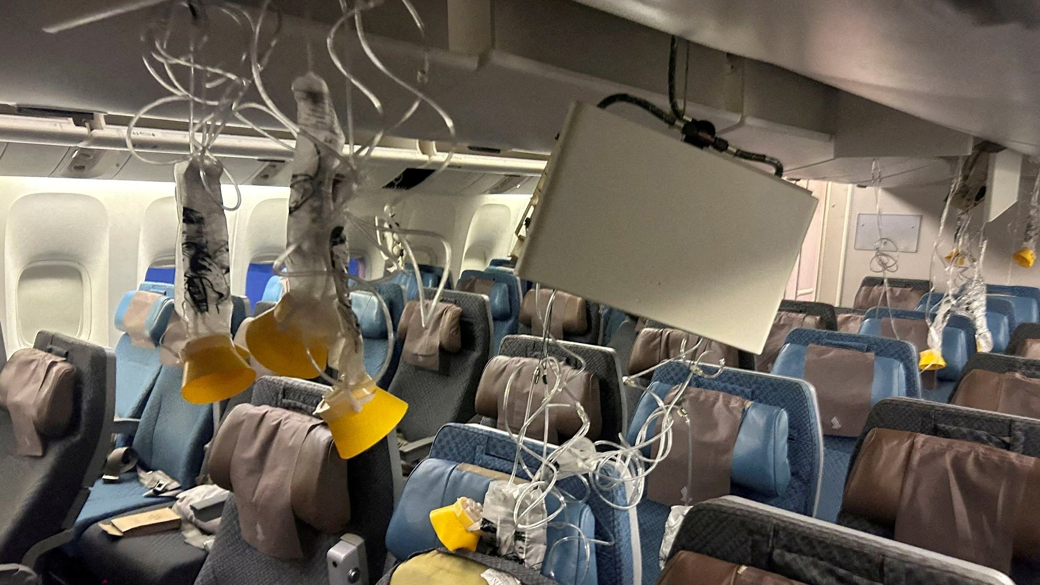 Singapore Airlines SQ321 nach der Landung in Bangkok