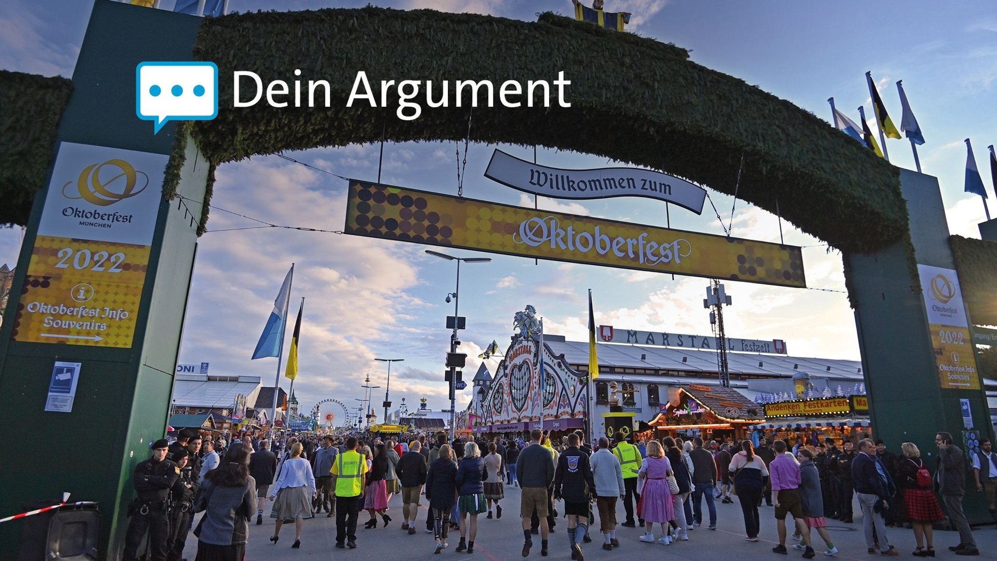 Kontrolle am Wiesn-Eingang: "Wollen keine großen Menschenmengen"