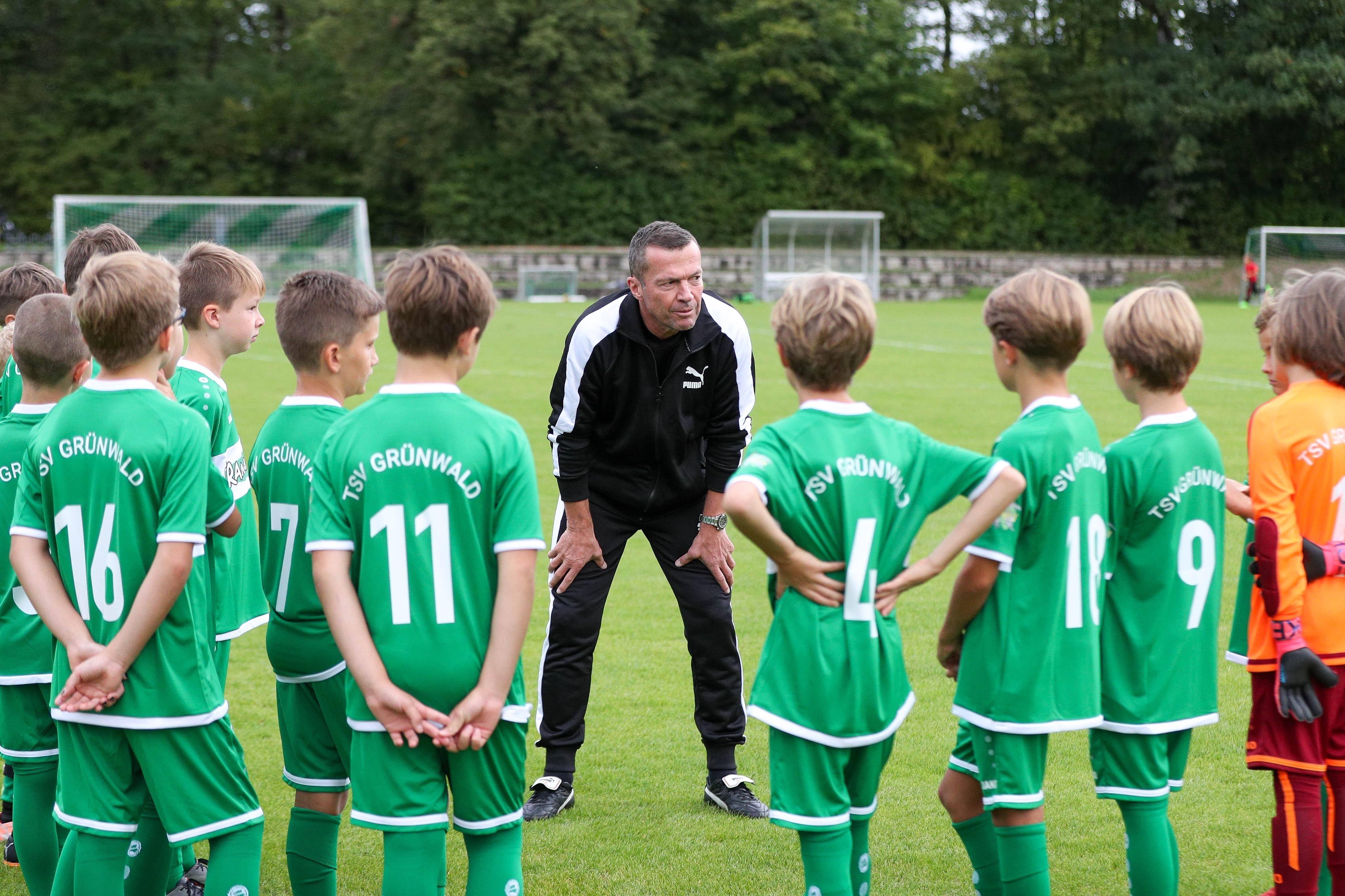 Lothar Matthäus legte kürzlich sein Amt als E-Jugendtrainer des TSV Grünwald nieder.