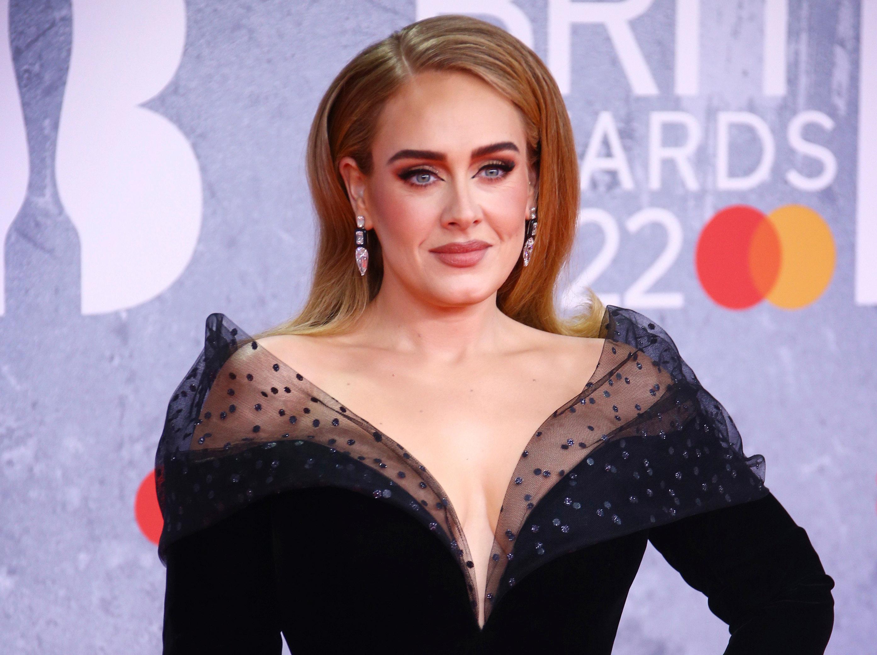 Sängerin Adele bei den Brit Awards in London