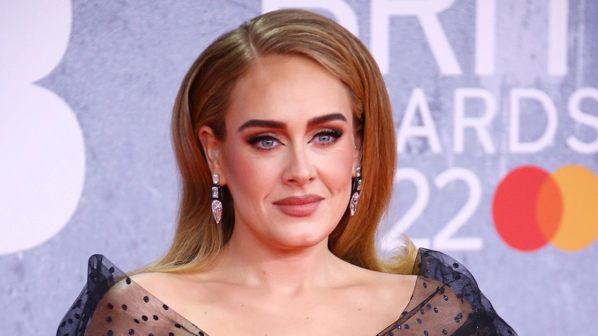Sängerin Adele bei den Brit Awards in London