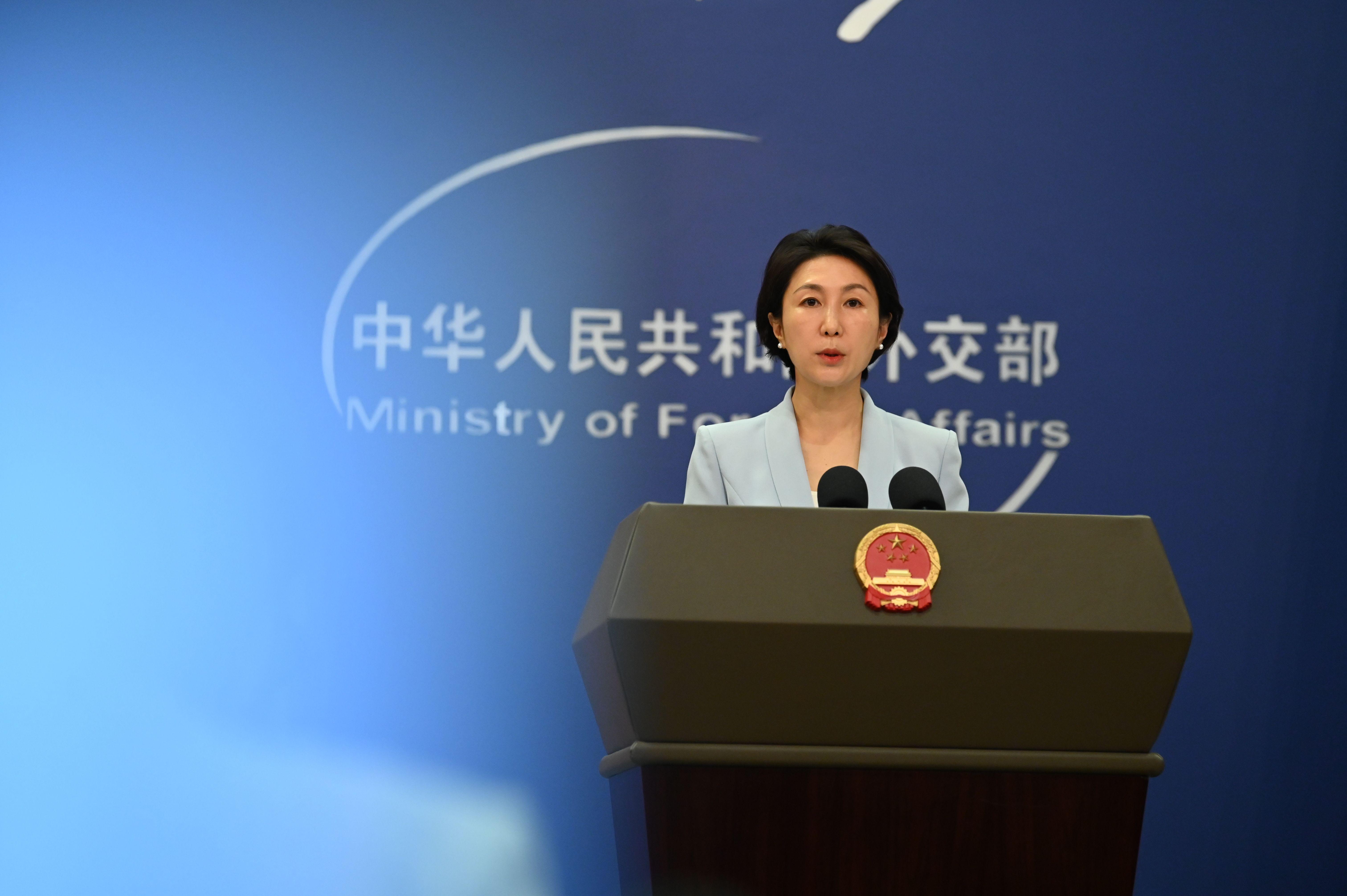 Mao Ning, Sprecherin des chinesischen Außenministeriums