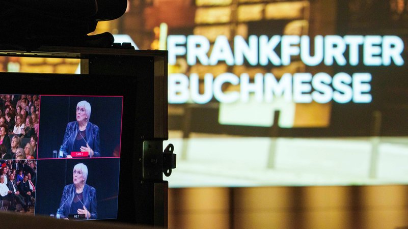 Die Frankfurter Buchmesse ist eröffnet | Bild: dpa-Bildfunk/Andreas Arnold Die Frankfurter Buchmesse ist eröffnet