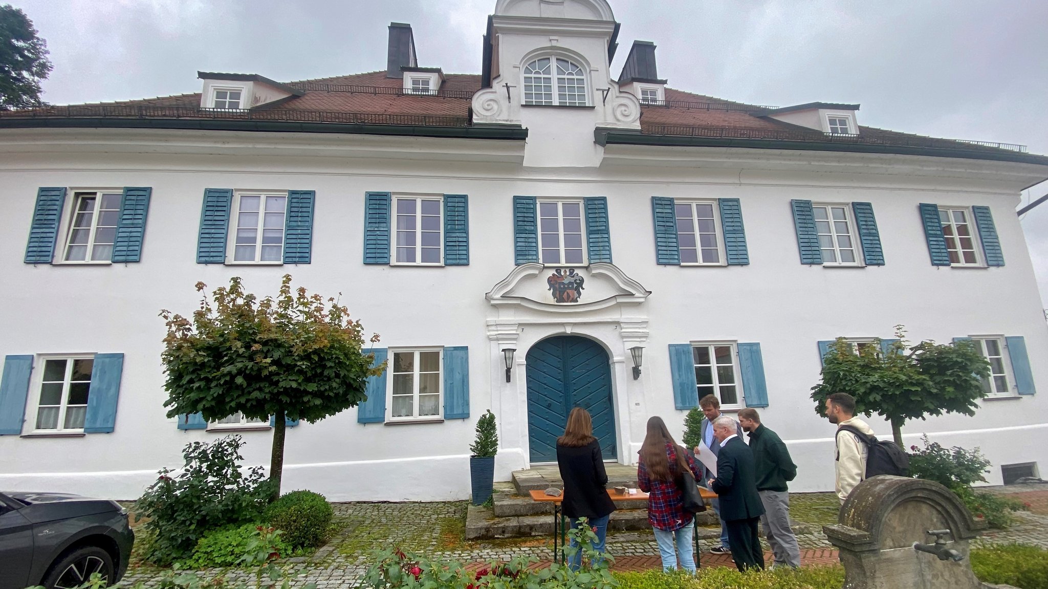 Das Schloss Hohenthann, unter dem die neuentdeckte mittelalterliche Burg liegt. 
