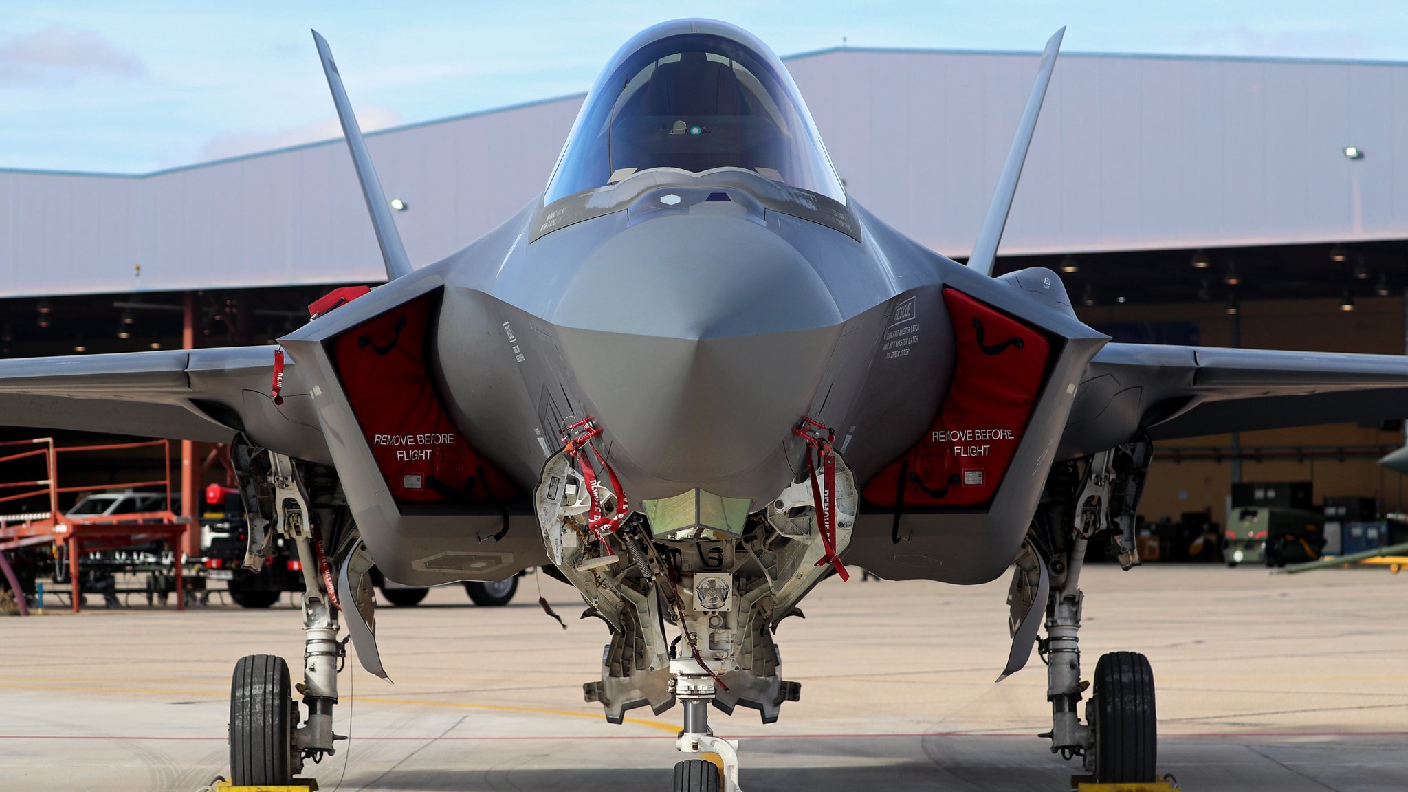 Eine Lockheed Martin F-35A Lightning II | Bild: pa/dpa/NurPhoto | Urbanandsport Eine Lockheed Martin F-35A Lightning II