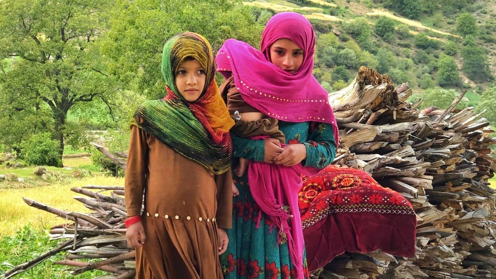 Mädchen in Afghanistan, fotografiert von Jamal Farani bei einem Besuch in seiner Heimat.