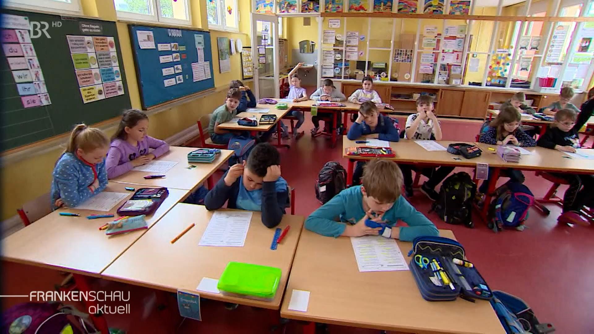 Schüler im Klassenzimmer.