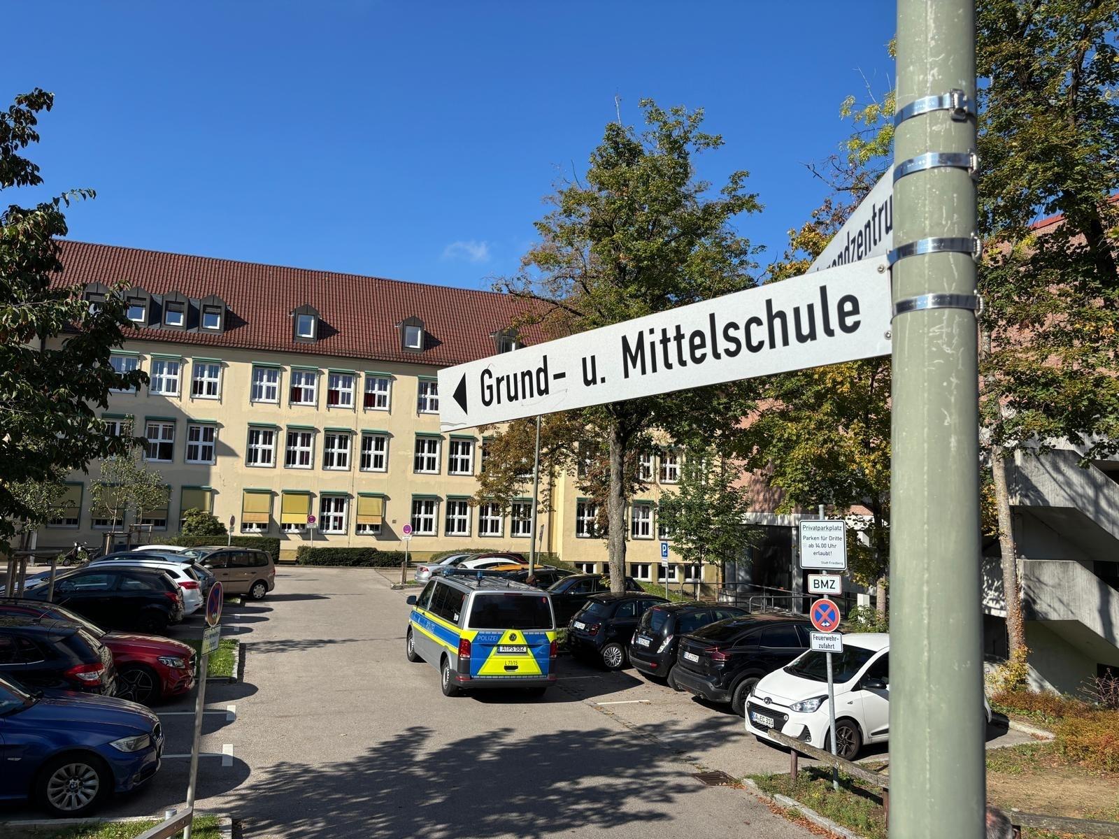 Die Mittelschule in Friedberg