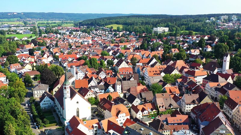 Auch Leutkirch im Allgäu spürt den Sparzwang. | Bild: picture alliance / Zoonar | fotoping Auch Leutkirch im Allgäu spürt den Sparzwang.