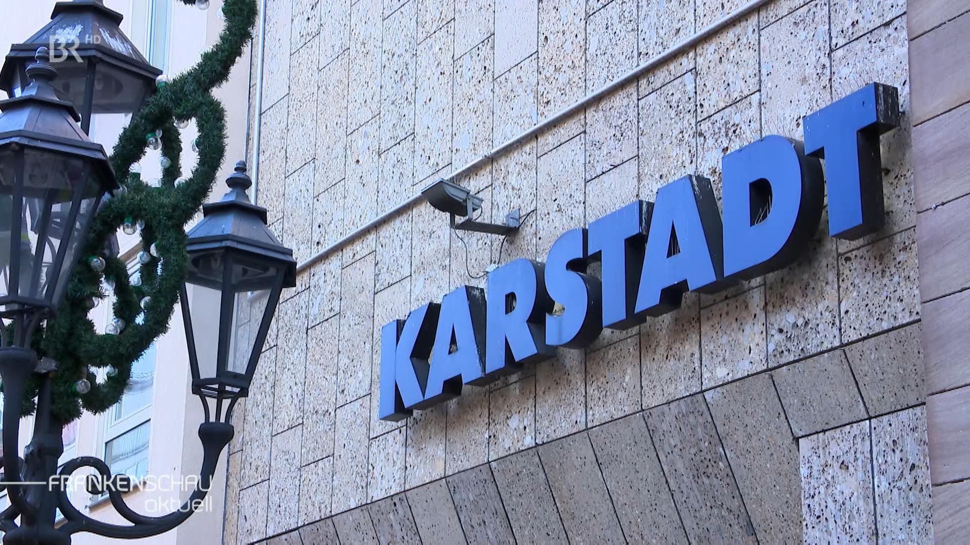 Anschrift des Galeria Karstadts in Nürnberg.